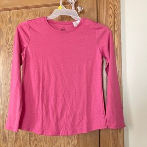 NWT wonder nation girls’ xl pink long sleeve kid tough tee